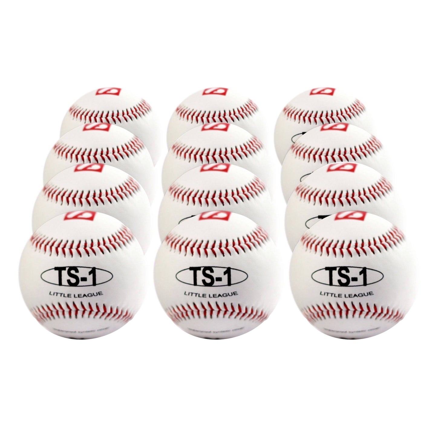 TS-1 balle de baseball match "Élite"', taille 9'', blanc, 1 douzaine