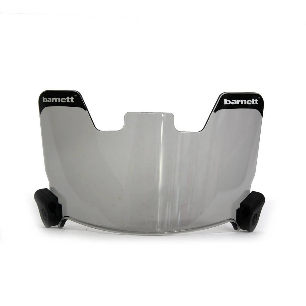 Lot de 2 pièces Barnett Visière de casque de Football Américain (Transparente+Teintée)