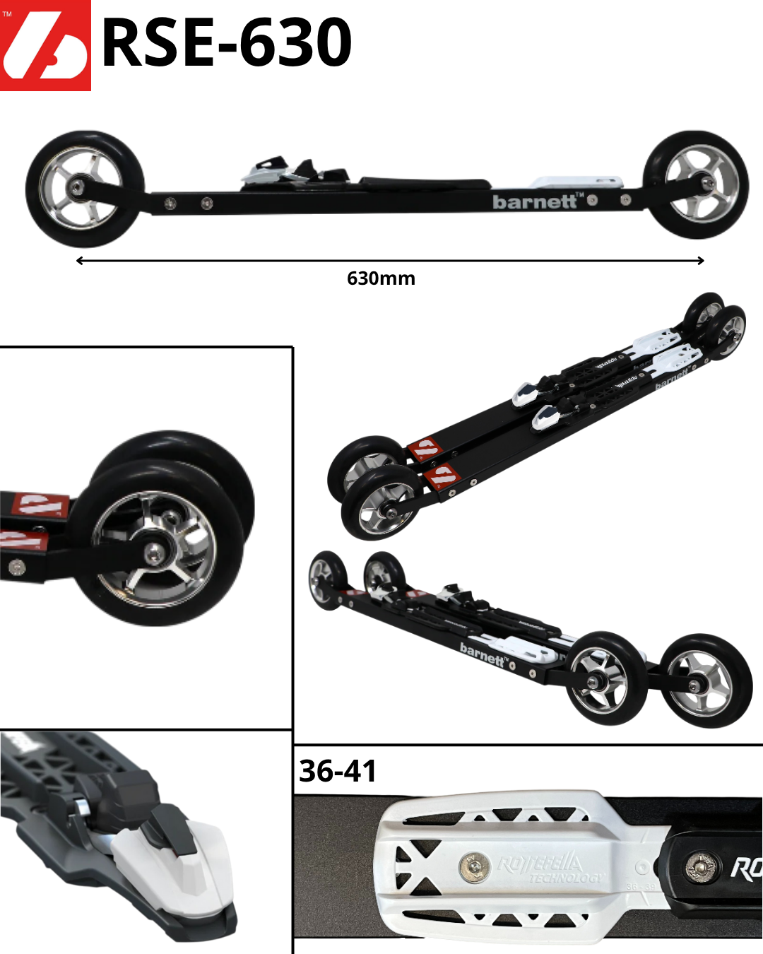 RSE-630 fixations NNN Ski roue