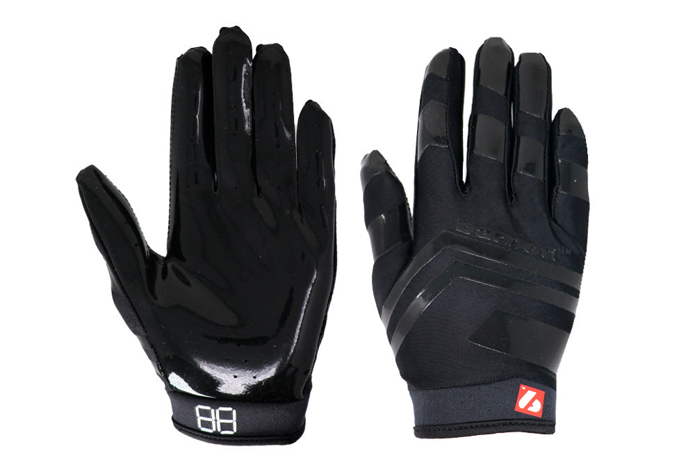 FRG-03 gants de football américain de pro receveur, RE,DB,RB, Noir