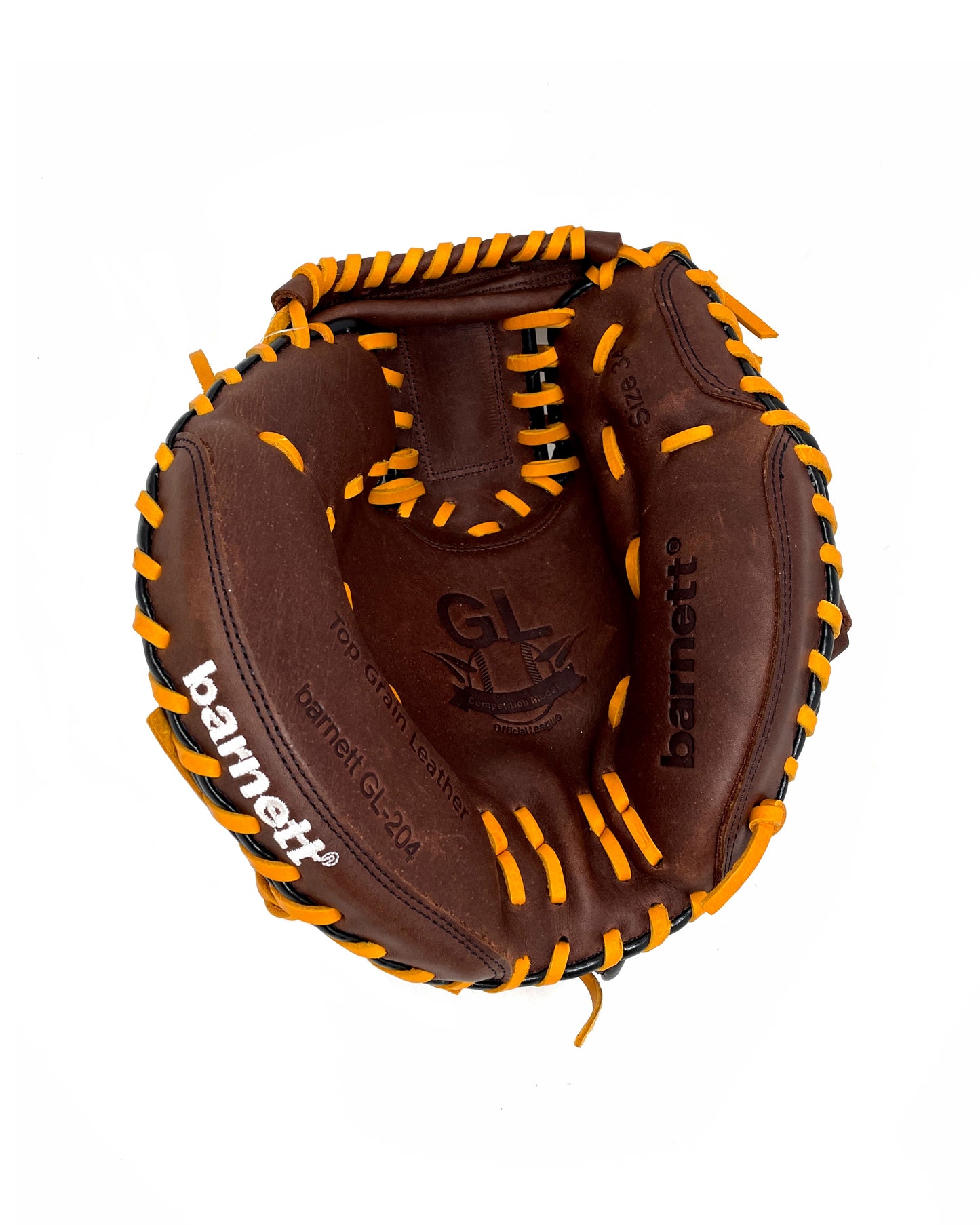 GL-204 gant de baseball cuir de catch pour adulte 34, Marron