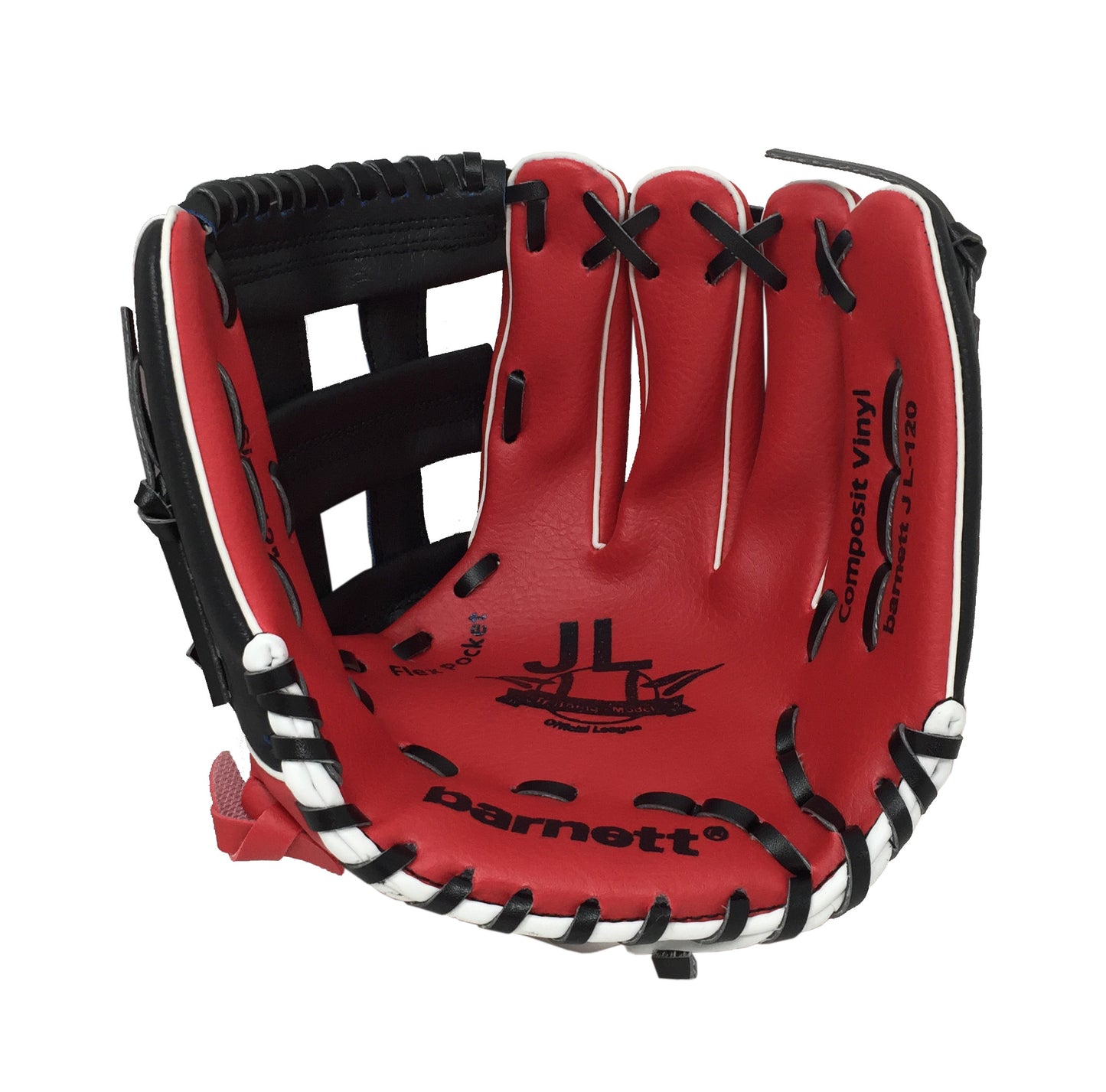 JL-120 - gant de baseball, outfield, polyuréthane, taille 12" Rouge