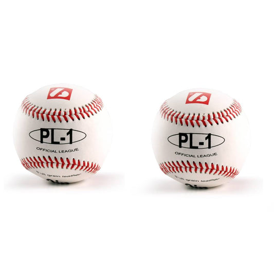 PL-1 Elite match baseball, Size 9" White, 2 pièces