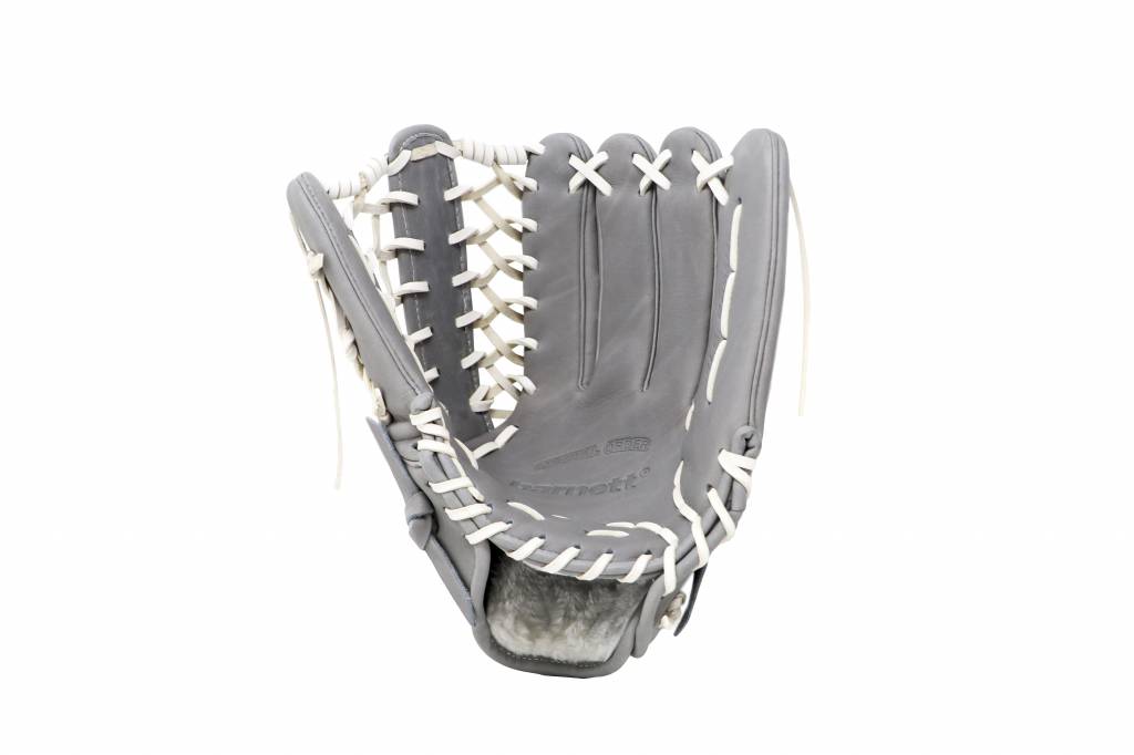 FL-127 gant de baseball cuir haute qualité infield/outfield/pitcher, 12.7" gris clair