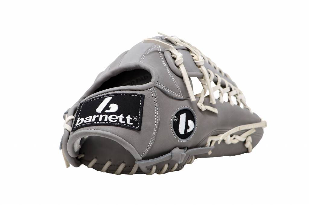 FL-127 gant de baseball cuir haute qualité infield/outfield/pitcher, 12.7" gris clair